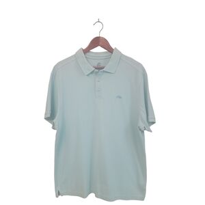 Islander Fishmerman Marlin Mint Green Mens Polo‎ Pima Cotton Size XL
